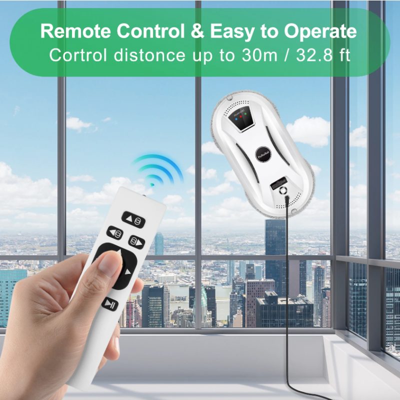 PuRuiKai Fensterreinigungsroboter mit Vakuumadsorptionstechnologie für streifenfreie Fensterreinigung 110