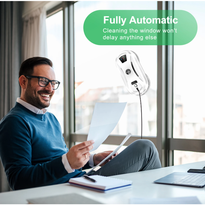 PuRuiKai Fensterreinigungsroboter mit Vakuumadsorptionstechnologie für streifenfreie Fensterreinigung 110