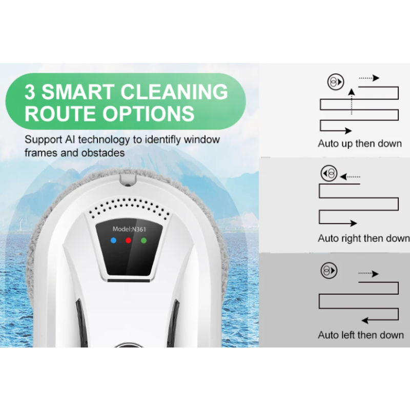 PuRuiKai Fensterreinigungsroboter mit Vakuumadsorptionstechnologie für streifenfreie Fensterreinigung 110