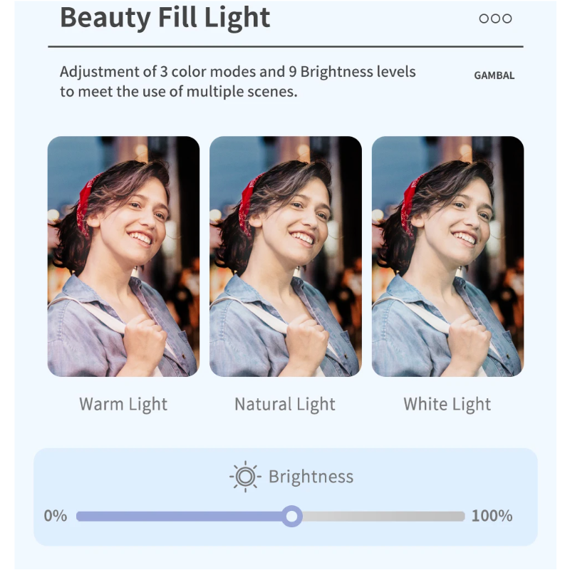 Q18 Selfie Stick mit 360 Grad Drehung Gimbal Stabilisator Intelligentes Tracking Fotografie Zubehör