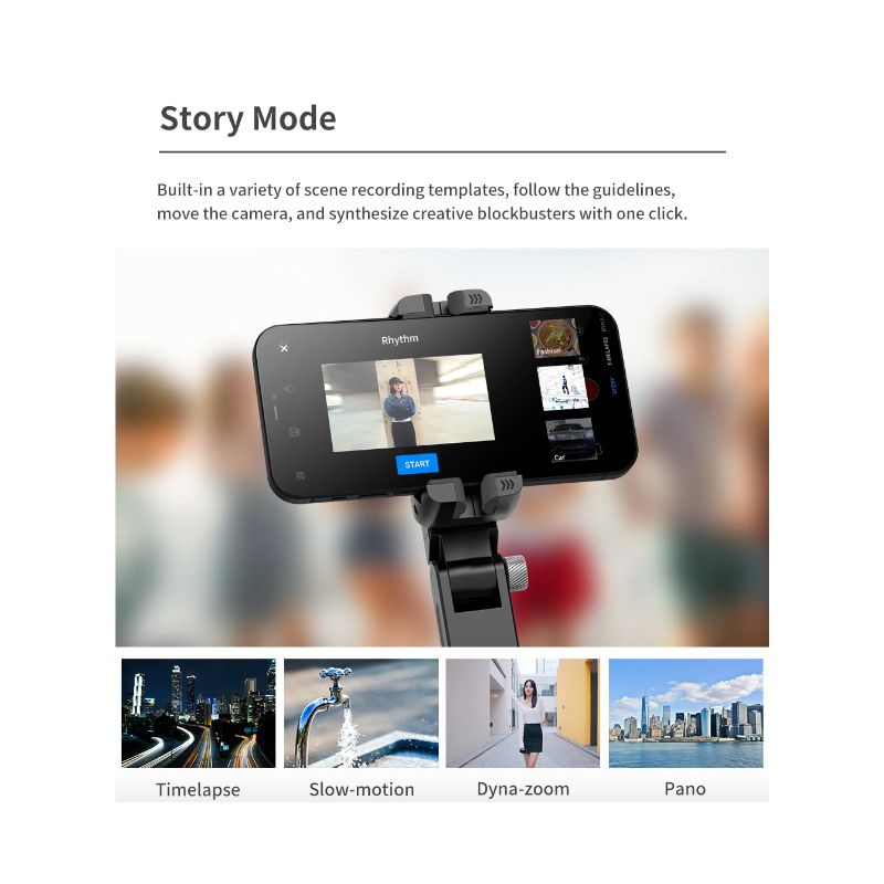 Q18 Selfie Stick mit 360 Grad Drehung Gimbal Stabilisator Intelligentes Tracking Fotografie Zubehör