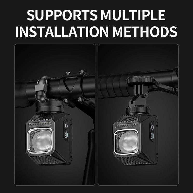 SMILING SHARK EVO1700 hängende Fahrrad-Frontlichter USB-C wiederaufladbare wasserdichte LED Fahrradlampen