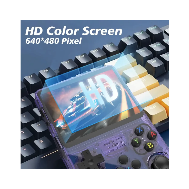 R36S Retro-Handheld-Videospielkonsole 3,5-Zoll-IPS-Bildschirm Linux-System 10.000 klassische Spiele tragbar