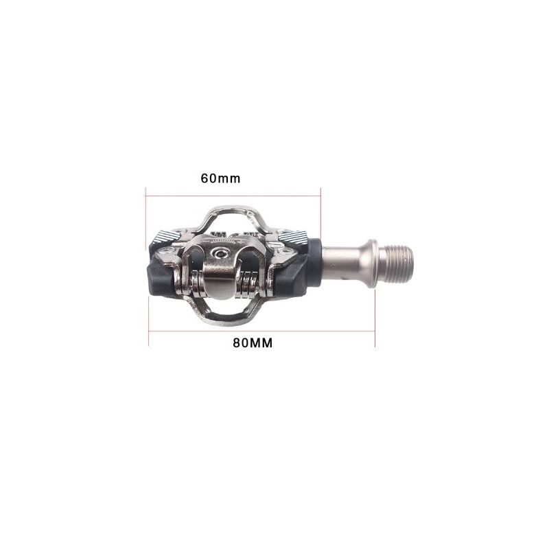RACEWORK MTB Pedale selbstverriegelnd langlebig mit Carbon Chromstahl für Mountainbike Trailfahren Komfort