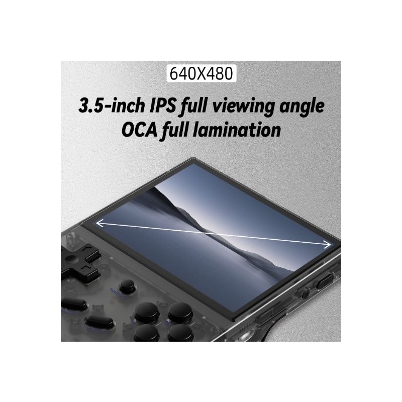 Erleben Sie Gaming-Nostalgie mit ANBERNIC RG35XX Retro Handheld Spielekonsole und lebendigem 3,5-Zoll-IPS-Display