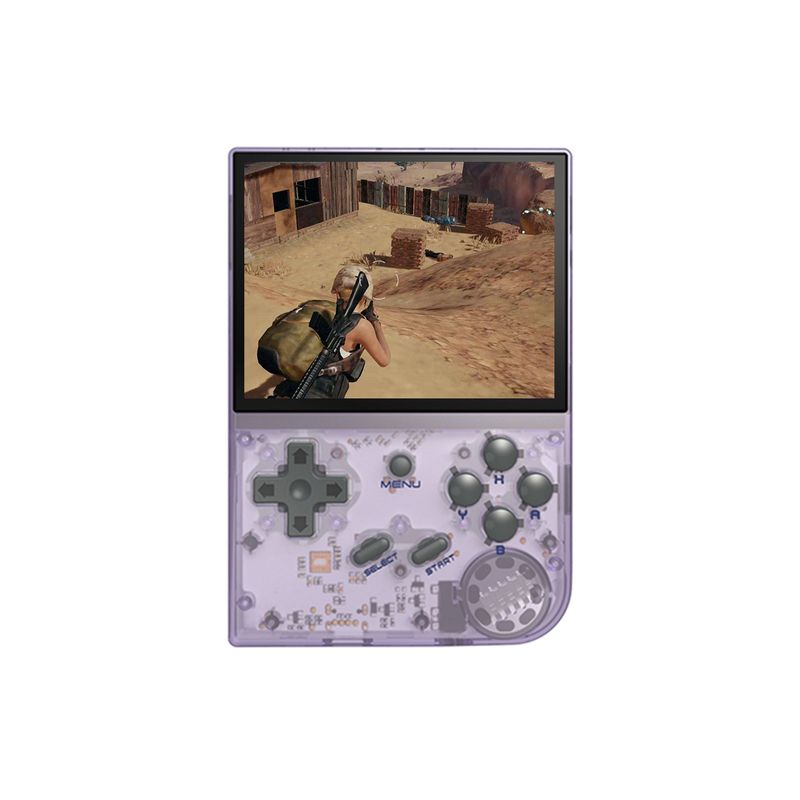 ANBERNIC RG35XX Retro Spielkonsole 3.5 Zoll IPS Touchscreen Lila Linux OS Immersives Gaming Versandkostenfrei