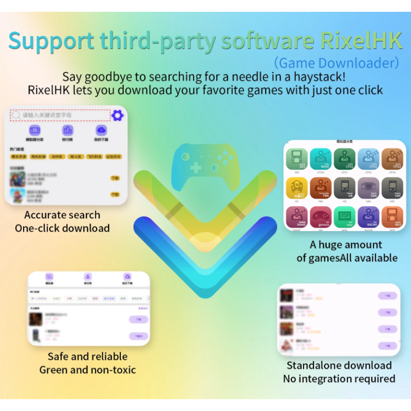 ANBERNIC RG40XX H Handheld-Spielkonsole: Linux 64-Bit, 4.0 Zoll IPS, Retro-Gaming pur!