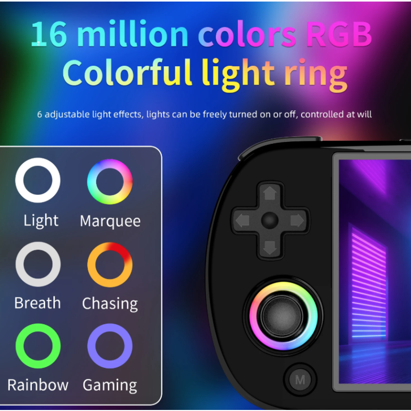 ANBERNIC RG40XX H Handheld-Spielkonsole: Linux 64-Bit, 4.0 Zoll IPS, Retro-Gaming pur!