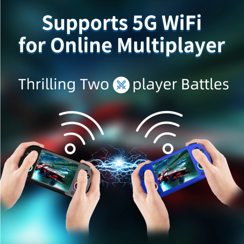 ANBERNIC RG40XX H Handheld-Spielkonsole: Linux 64-Bit, 4.0 Zoll IPS, Retro-Gaming pur!