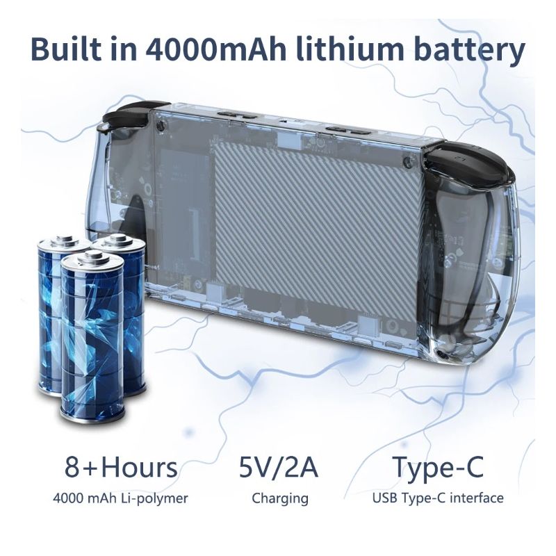 POWKIDDY RGB10 MAX3 Retro Handheld-Konsole 5 Zoll IPS RK3566 Nostalgisches Gaming Open-Source 1280x720