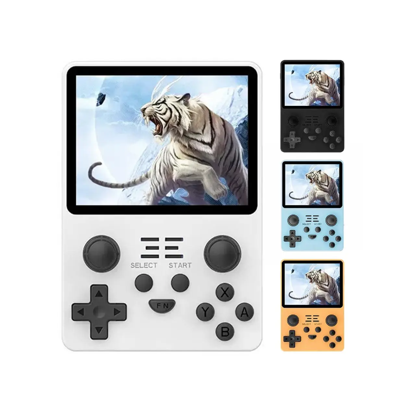 POWKIDDY RGB20S Retro-Gaming Handheld-Konsole RK3326 mit 3,5-Zoll-4:3-IPS-Bildschirm für nostalgisches Gaming