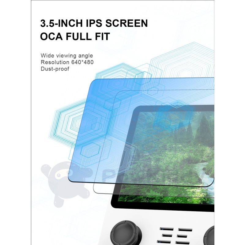 POWKIDDY RGB20S Handheld-Spielkonsole Retro-Gaming 3,5 Zoll HD-Display Geschenk für Kinder immersive Grafiken
