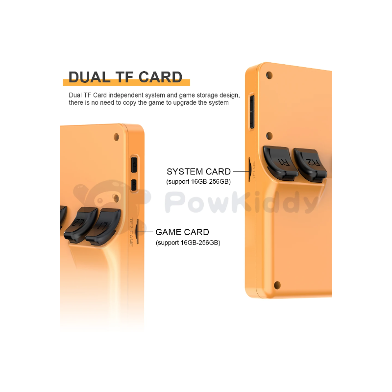 POWKIDDY RGB20S Retro-Gaming Handheld-Konsole RK3326 mit 3,5-Zoll-4:3-IPS-Bildschirm für nostalgisches Gaming