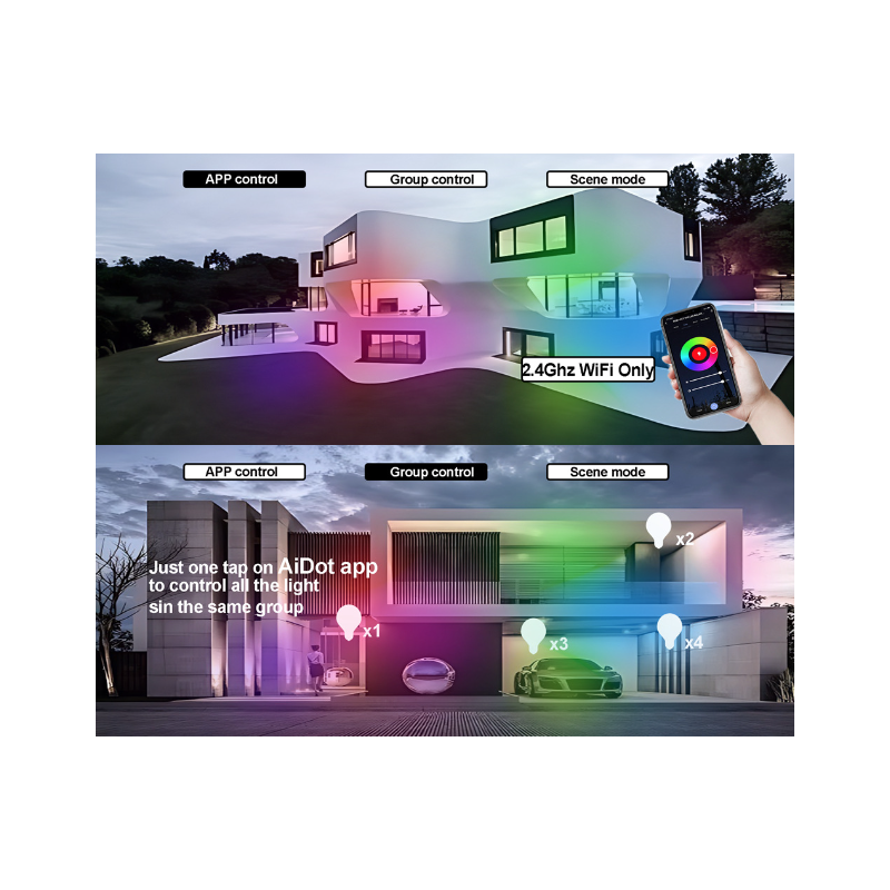 24W Tuya Zigbee Smart Deckenlampe Wohnzimmer Alexa Steuerung Moderne Beleuchtung für Ihr Smart Home