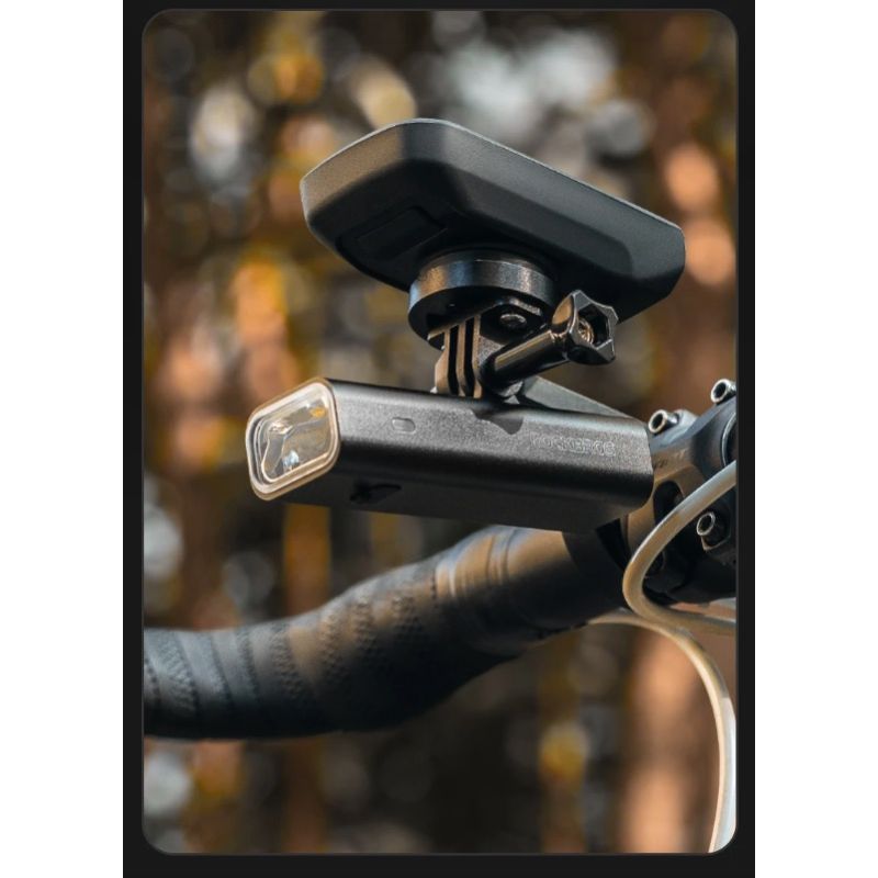 ROCKBROS RHL-1000LUMEN Fahrrad-Frontlicht 1000 Lumen Aluminiumlegierung regendicht Typ-C wiederaufladbar