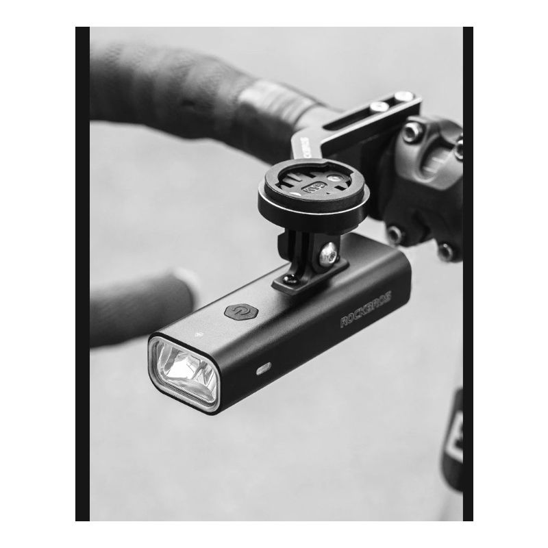 ROCKBROS RHL-1000LUMEN Fahrrad-Frontlicht 1000 Lumen Aluminiumlegierung regendicht Typ-C wiederaufladbar