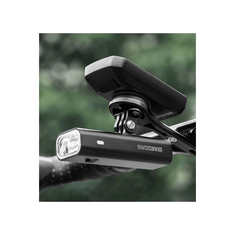 ROCKBROS RHL-1000LUMEN Fahrrad-Frontlicht 1000 Lumen Aluminiumlegierung regendicht Typ-C wiederaufladbar