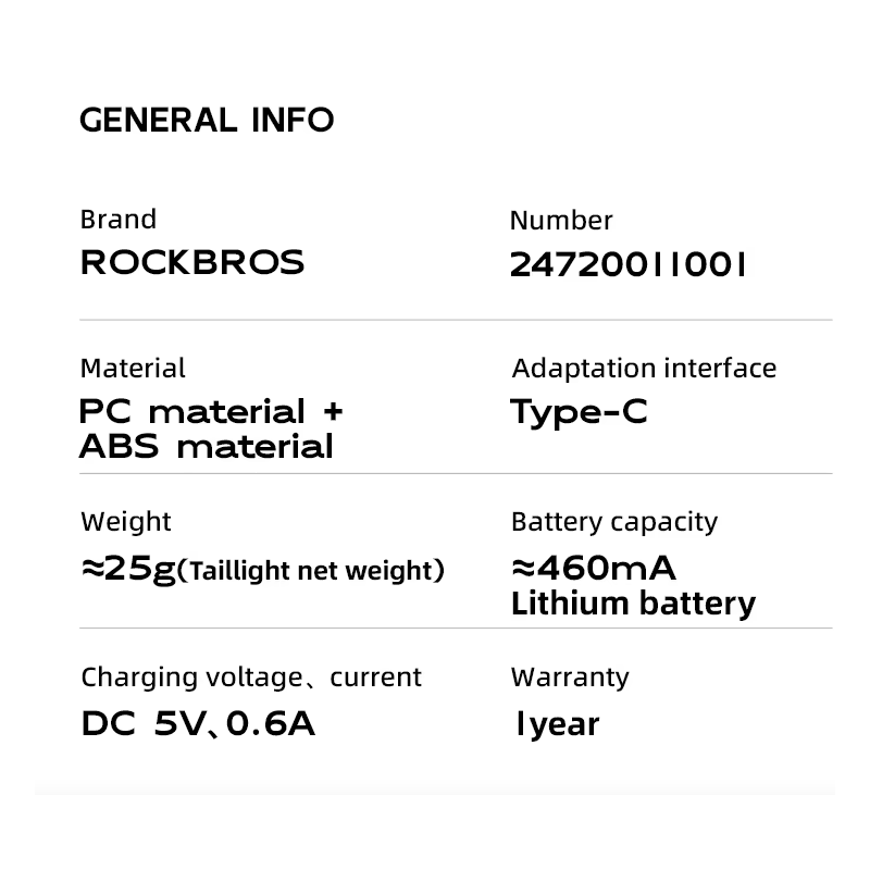 ROCKBROS Smart Fahrrad Rücklicht IP64, Bremslicht, Type-C. Sichtbarkeit & Sicherheit beim Radfahren!