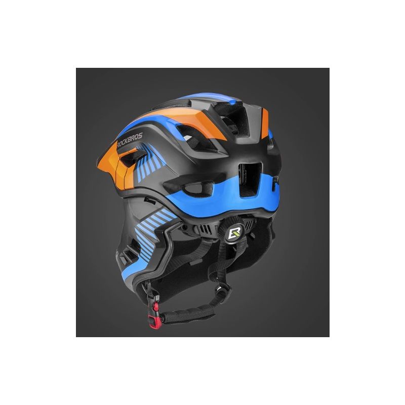 ROCKBROS Kinder Fahrradhelm Abnehmbarer Integralhelm Leichter langlebiger Sporthelm für Teenager mit Belüftung