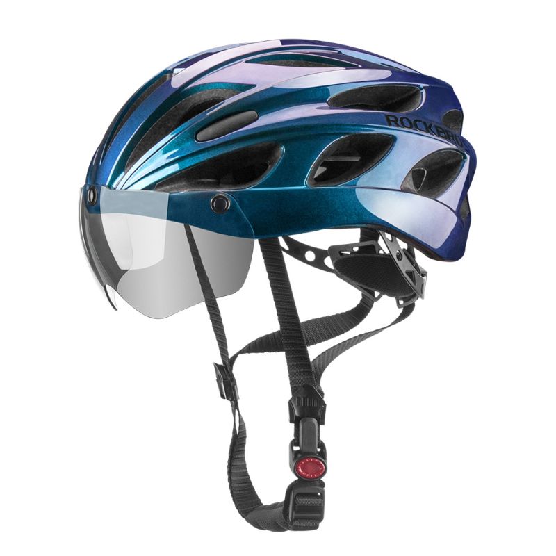 ROCKBROS Fahrradhelm ultraleicht stoßfest Anti-Schweiß perfekt für MTB & Rennradfahren mit Belüftungssystem