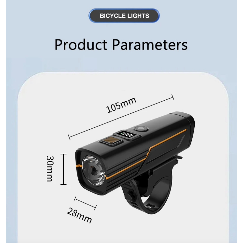 B9 Fahrradlicht für MTB & Rennrad: Typ-C aufladbar, helle Beleuchtung & Sicherheit