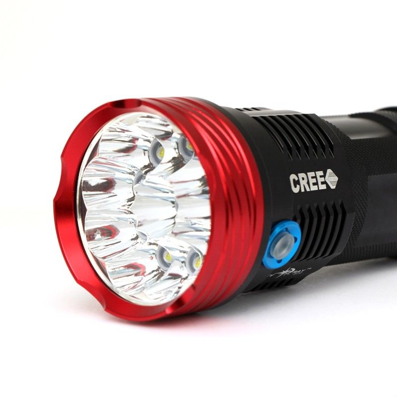 Sky Ray S110 LED Taschenlampe 10000 Lumen 6061t Aluminiumlegierung wasserdicht ideal für Abenteurer Versand Gratis