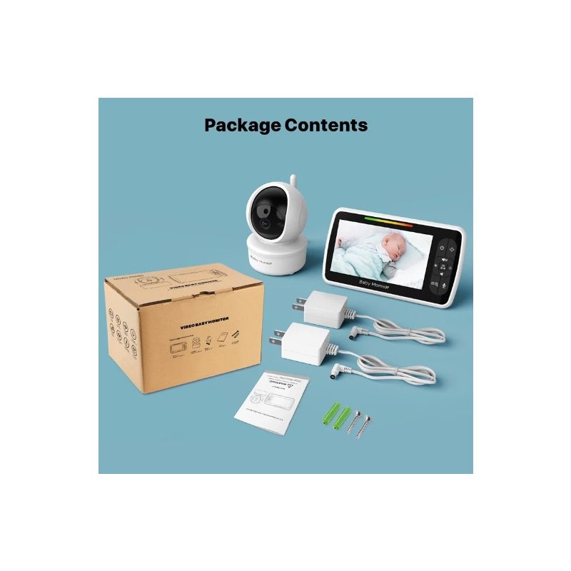 5 Zoll Baby Monitor Kamera SM650 Babysicherheit HD 720P Tragbarer Video Monitor mit langer Akkulaufzeit