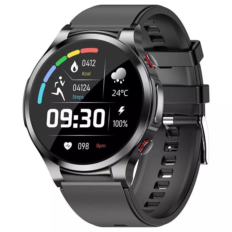 W11 Smart Watch 1,32? HD Herzfrequenz Nicht-invasives Blutzucker-EKG? Körpertemperatur Herzfrequenz-Smart-Armband