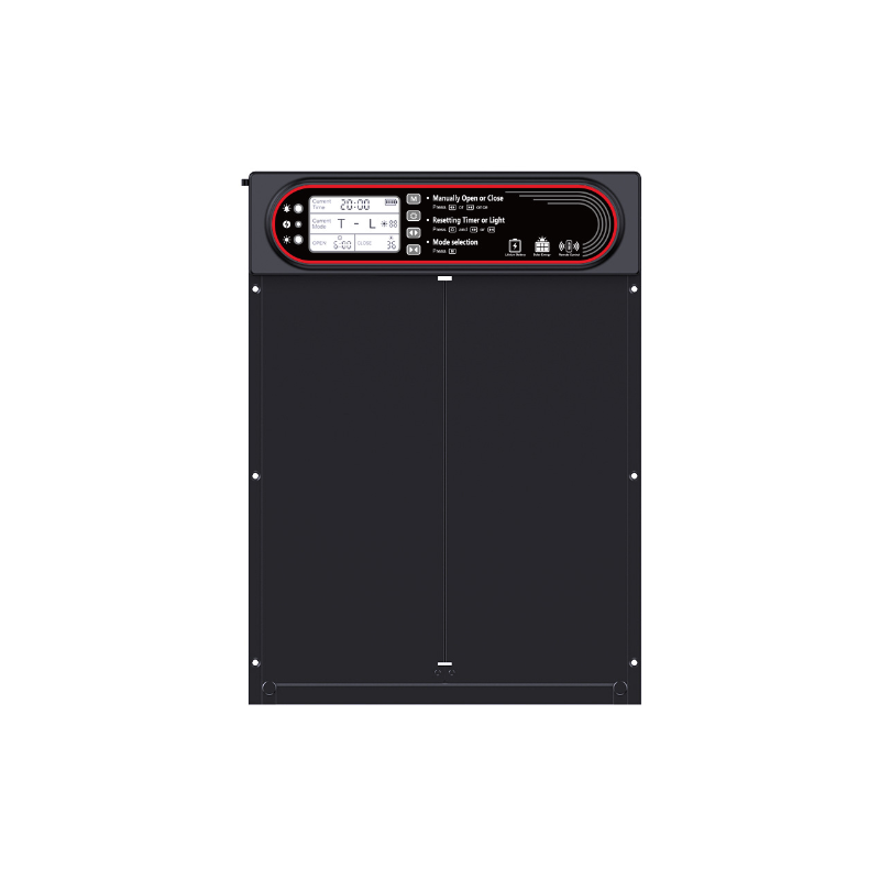 Solartür Hühnerstall USB-aufladbare Tür einfache Installation Solarbetriebene Hühnertür stressfreie Verwaltung