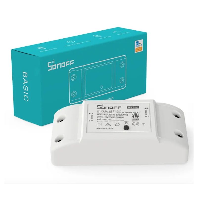 SONOFF Basic R2 WLAN-Schaltermodul Universal-WLAN-Unterbrecher mit Alexa Timer DIY Smart Home Fernsteuerung