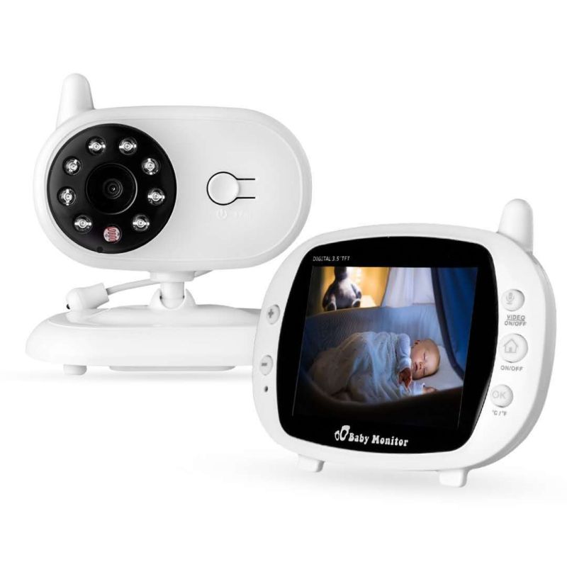 SP850 drahtloses Video-Babyphone 3,5 Zoll LCD mit klarer Audio Nachtsicht 2-Wege-Audio für sichere Überwachung