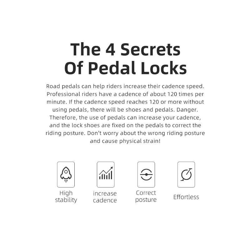 ROCKBROS SPD-SL Rennradpedale Ultraleichte Aluminiumlegierung Abgedichtete Lagerpedale Langstrecken Zubehör