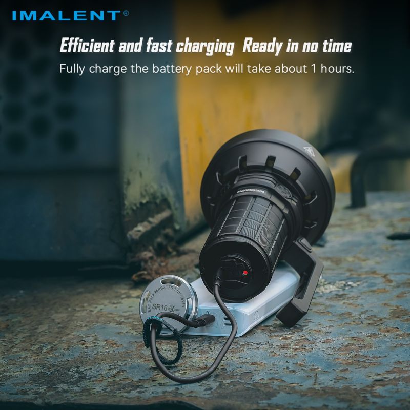 IMALENT SR16 LED Taschenlampe: Ultrahell mit 55000 Lumen & 1715m Reichweite – Dein Outdoor Profi
