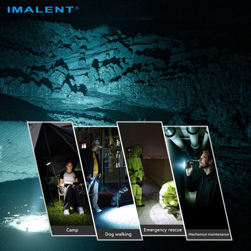IMALENT SR16 LED Taschenlampe: Ultrahell mit 55000 Lumen & 1715m Reichweite – Dein Outdoor Profi