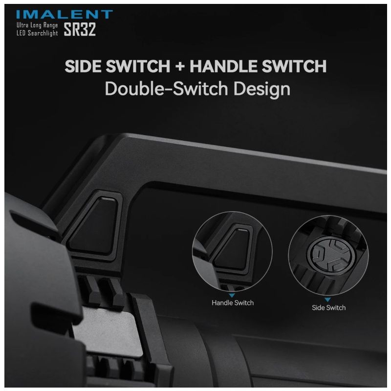 IMALENT SR32 120000 Lumen Leistungsstarke Taschenlampe für Abenteuer Outdoor-Beleuchtung Notfallwerkzeug