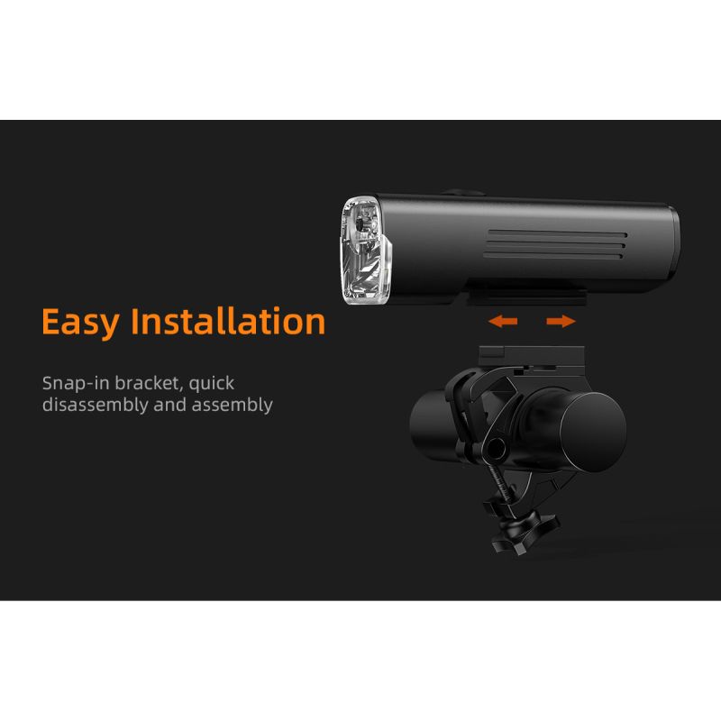 SUPERFIRE BL12 1300LM Fahrrad Frontlicht USB wiederaufladbar 4800mAh LED Scheinwerfer Fahrradlampe Radfahren