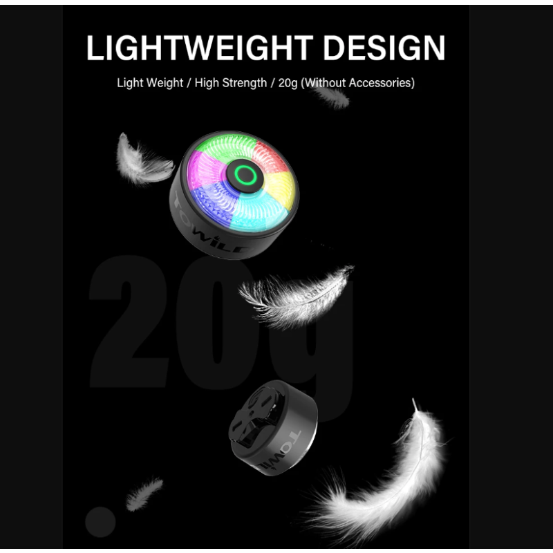 TOWILD TL03Pro LED Fahrradrücklicht ABS Stilvolles Fahrradzubehör mit Bremssensor für Sichtbarkeit