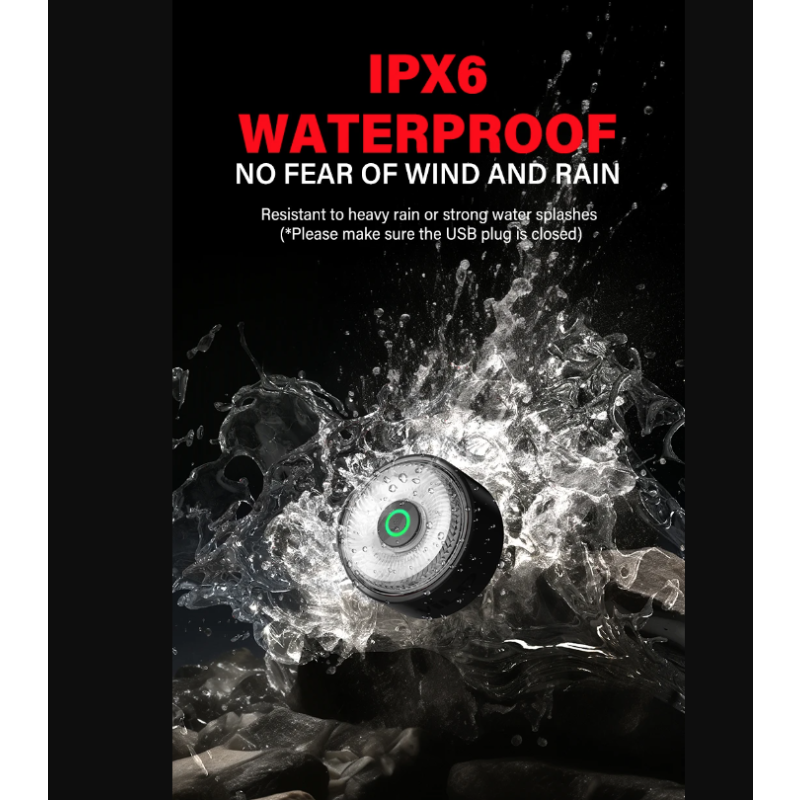 TOWILD TL03Pro LED Fahrradrücklicht ABS Stilvolles Fahrradzubehör mit Bremssensor für Sichtbarkeit