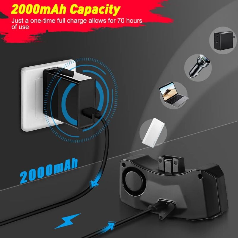 Smartes 5-in-1 Fahrradrücklicht mit Blinkanlage, Hupe & Diebstahlschutz. Automatische Blinker, USB.