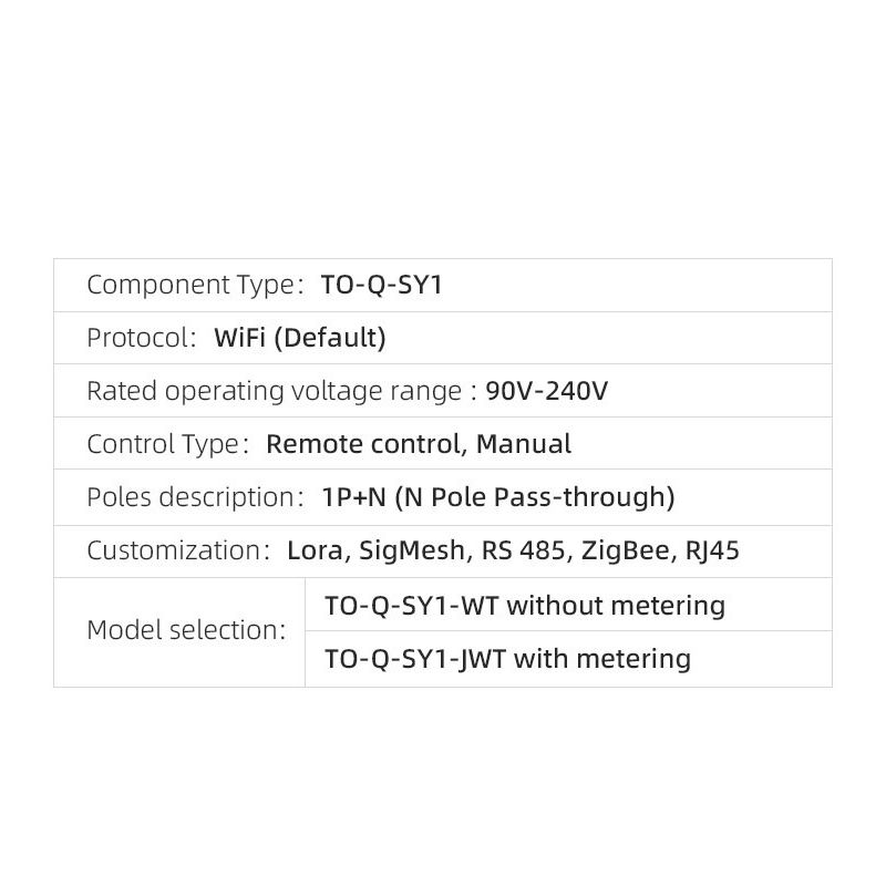TUYA WiFi Smart Circuit Breaker 63A für Smart Home | Ferngesteuerte DIN-Schiene, Automatisierung & Sicherheit