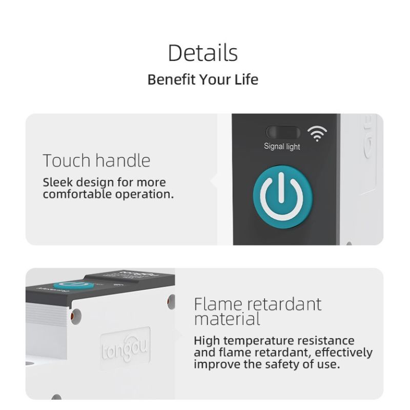 TUYA WiFi Smart Circuit Breaker 63A für Smart Home | Ferngesteuerte DIN-Schiene, Automatisierung & Sicherheit