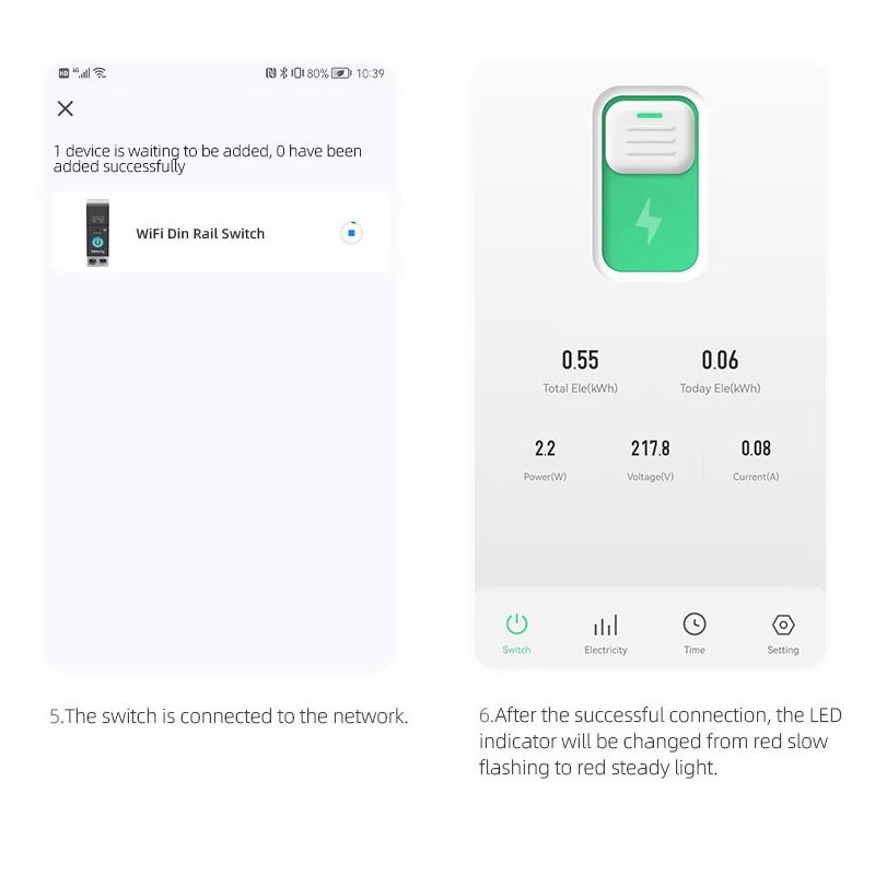 TUYA WiFi Smart Circuit Breaker 63A für Smart Home | Ferngesteuerte DIN-Schiene, Automatisierung & Sicherheit