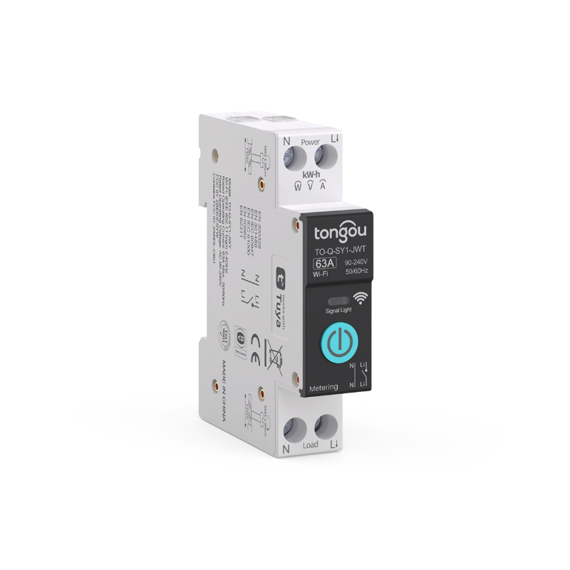 TUYA WiFi Smart Circuit Breaker 63A für Smart Home | Ferngesteuerte DIN-Schiene, Automatisierung & Sicherheit