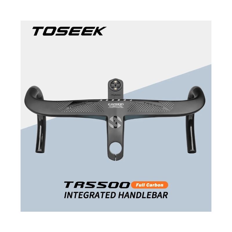 TOSEEK TR5500 Rennradlenker Vollcarbon ultraleicht matt schwarz präzise Steuerung Premium Fahrradzubehör