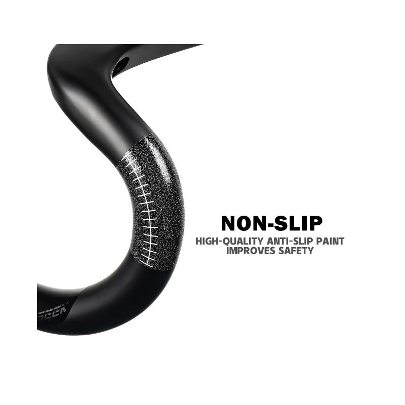 TOSEEK TR5500 Rennradlenker Vollcarbon ultraleicht matt schwarz präzise Steuerung Premium Fahrradzubehör