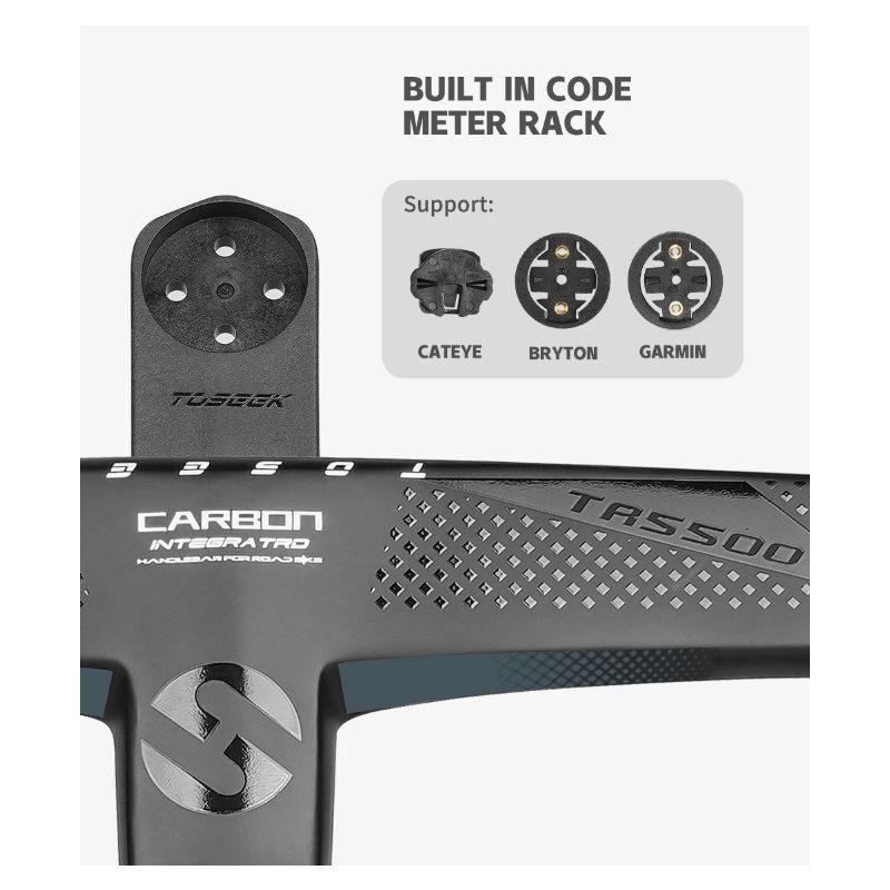 TOSEEK TR5500 Rennradlenker Vollcarbon ultraleicht matt schwarz präzise Steuerung Premium Fahrradzubehör