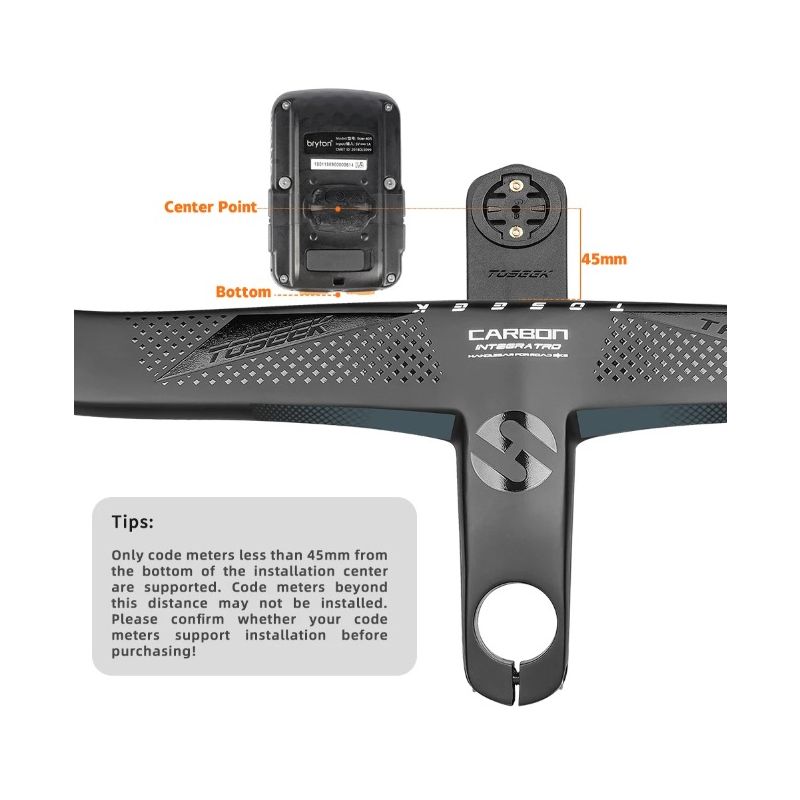 TOSEEK TR5500 Rennradlenker Vollcarbon ultraleicht matt schwarz präzise Steuerung Premium Fahrradzubehör