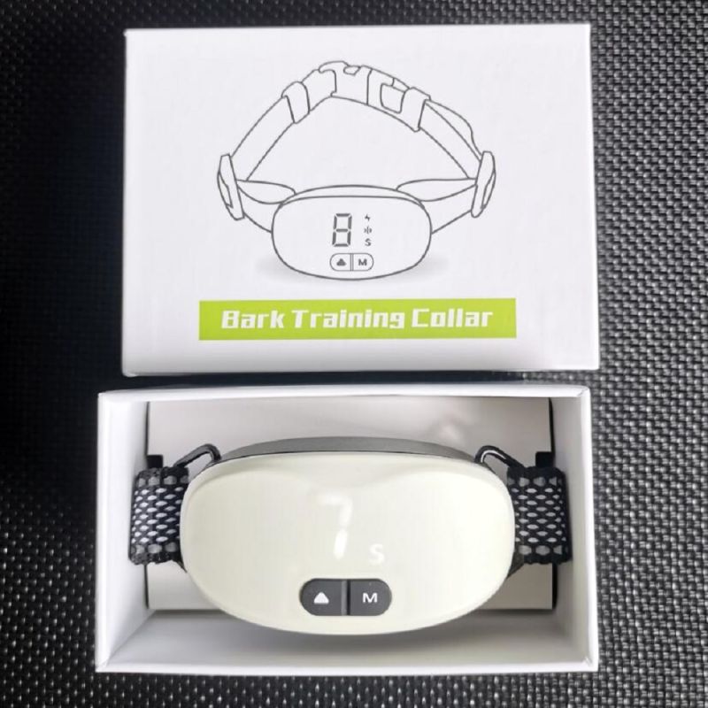 Wiederaufladbares Anti-Bell-Hundehalsband mit IP67 Wasserschutz Duale Trainingsmodi für effektives Hundetraining