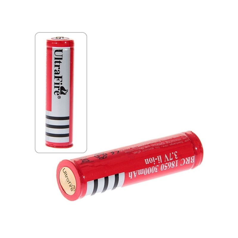 UltraFire 18650 3.7V 3000mAh geschützter Akku nachhaltig für Taschenlampen und tragbare Elektronik