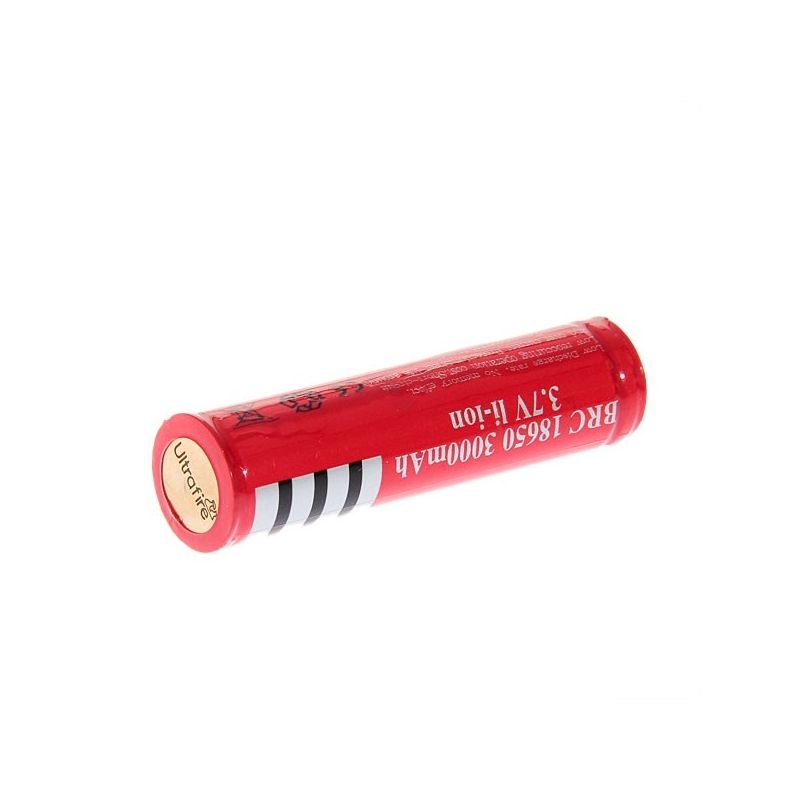 UltraFire 18650 3.7V 3000mAh geschützter Akku nachhaltig für Taschenlampen und tragbare Elektronik